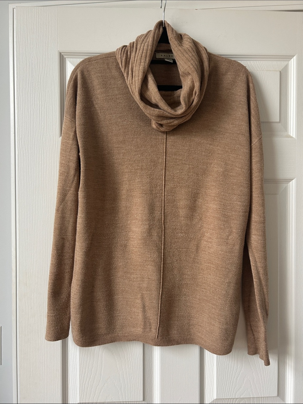 Ralsey Women's Camel Cowl Neck Sweater